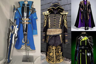 sew custom cosplay costume eva foam cosplay sew leather fabric outfit cloth prop