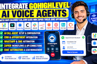 integrate gohighlevel vapi calendly cal com slack n8n zapier twilio jane app