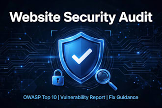 audit your website security and deliver a detailed vulnerability report