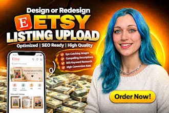list your etsy digital products and be etsy store manager