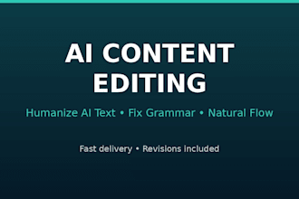 rewrite and humanize your ai and chatgpt content to sound human