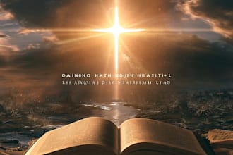 design faith based christian book cover, journal cover