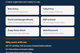 do fast and accurate data entry in excel and google sheets