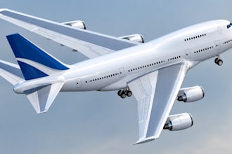 create 3d airplane models and realistic aircraft renders