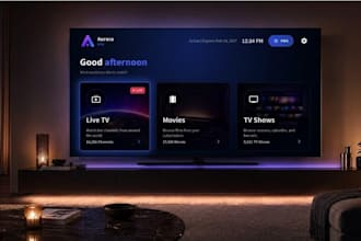 rebrand or develop an iptv app for android TV and fire TV, smart TV