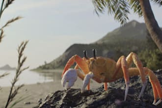 sculpt and texture a realistic 3d creature or character in zbrush