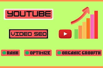 optimize your youtube videos with SEO and keywords