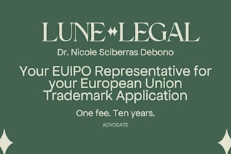 act as your euipo representative for your eu trademark