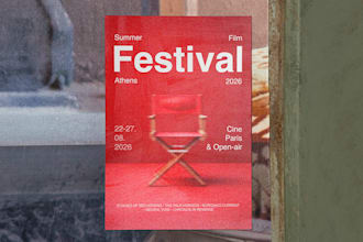 design modern posters, promotional flyers and event visuals