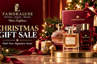 design christmas flyers, holiday sale graphics and festive social posts