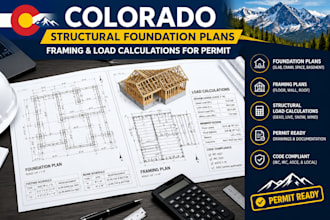 design colorado structural foundation framing plans and calculations for permit