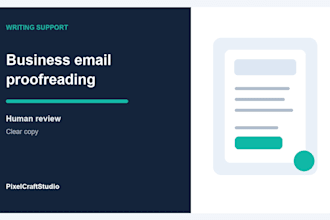 proofread and polish your business email or short document