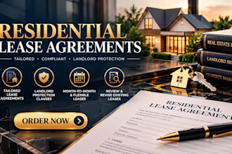 draft specialized US residential lease contracts for your rental property