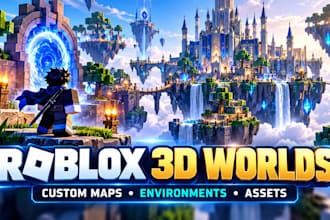 create roblox 3d game environments and vfx