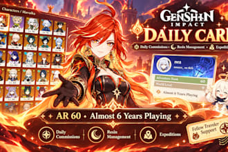 do your genshin dailies and burn your resin
