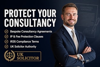 write a UK consultancy agreement to protect your IP and payment terms