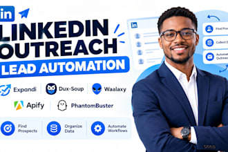 automate linkedin outreach, expandi, dux soup, waalaxy, apify, phantombuster