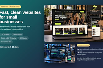 design and build a fast, mobile friendly website for your small business