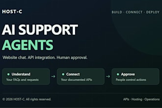 build and deploy an ai support agent with API integrations