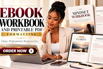 format your ebook workbook and printable PDF professionally