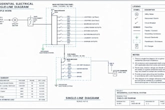 draw colorado electrical single line diagrams and riser diagrams in autocad