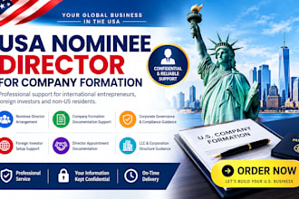 provide USA nominee director for company formation