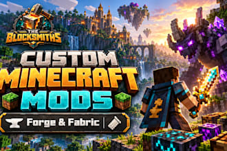 create custom minecraft forge and fabric mods