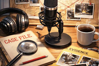 write an engaging true crime podcast episode script