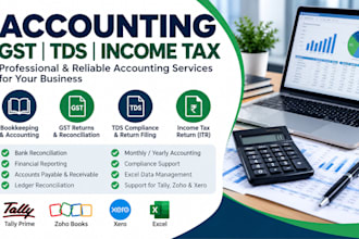 provide accounting, gst, tds, and tax services
