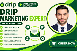 set up drip email marketing automation drip ecommerce workflows