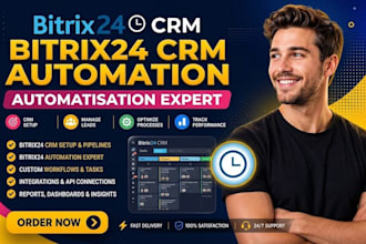 setup bitrix24 crm bitrix24 automation bitrix automatisation expert