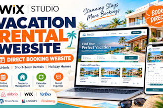 design a vacation rental website with direct booking