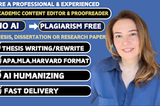 proofread, format and edit your master, bachelor thesis or dissertation
