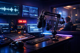 create radio jingles, station ids, voice drops, introsand radio imaging
