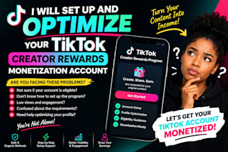 audit your tiktok account and create a monetization growth strategy