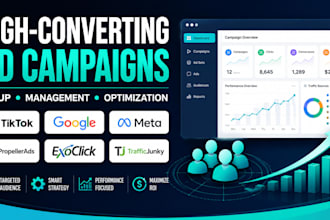 setup converting attractive campaigns on exoclick, propeller ads, traffic junky