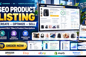 write SEO optimized product titles and descriptions for ecommerce
