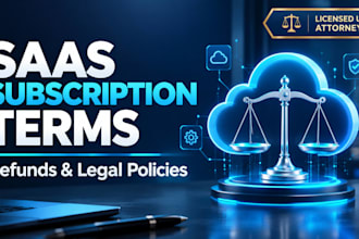 draft subscription terms and refund policies for saas businesses