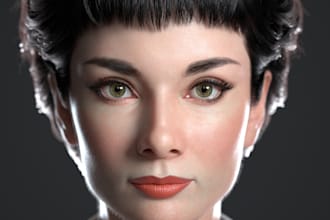 build a realistic hair groom, xgen hair, 3d  metahuman hair, daz 3d in ue5