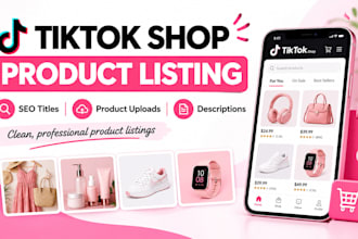 upload and optimize tiktok shop product listings