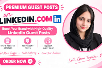 do premium SEO guest posting services on linkedin