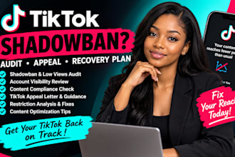 do tiktok audit, fix tiktok shadow ban, tiktok reinstatement, tiktok appeal