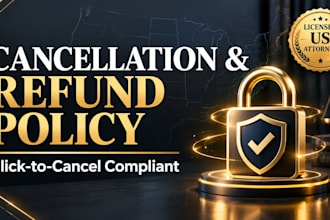draft cancellation and refund terms compliant with state renewal laws