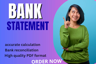 convert bank statement work accurately