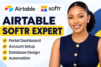 build airtable database softr client portal airtable crm dashboard automation