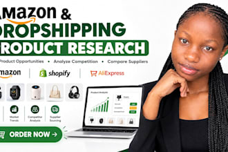 research winning amazon and dropshipping products