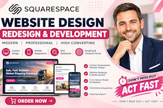 build squarespace website design redesign squarespace website development