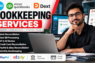 do xero bank reconciliation and bookkeeping cleanup