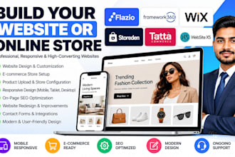 build flazio site w framework 360 wix storeden tatta commerce website x5 store