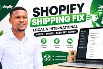 setup and fix shopify shipping rates, zones and delivery issues